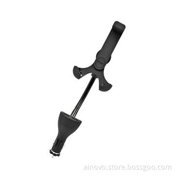 2.1A USB Car Mount Holder with Charger, for Tablet PC, Gaming, GPS, PDA, iPhone, MP3/MP4